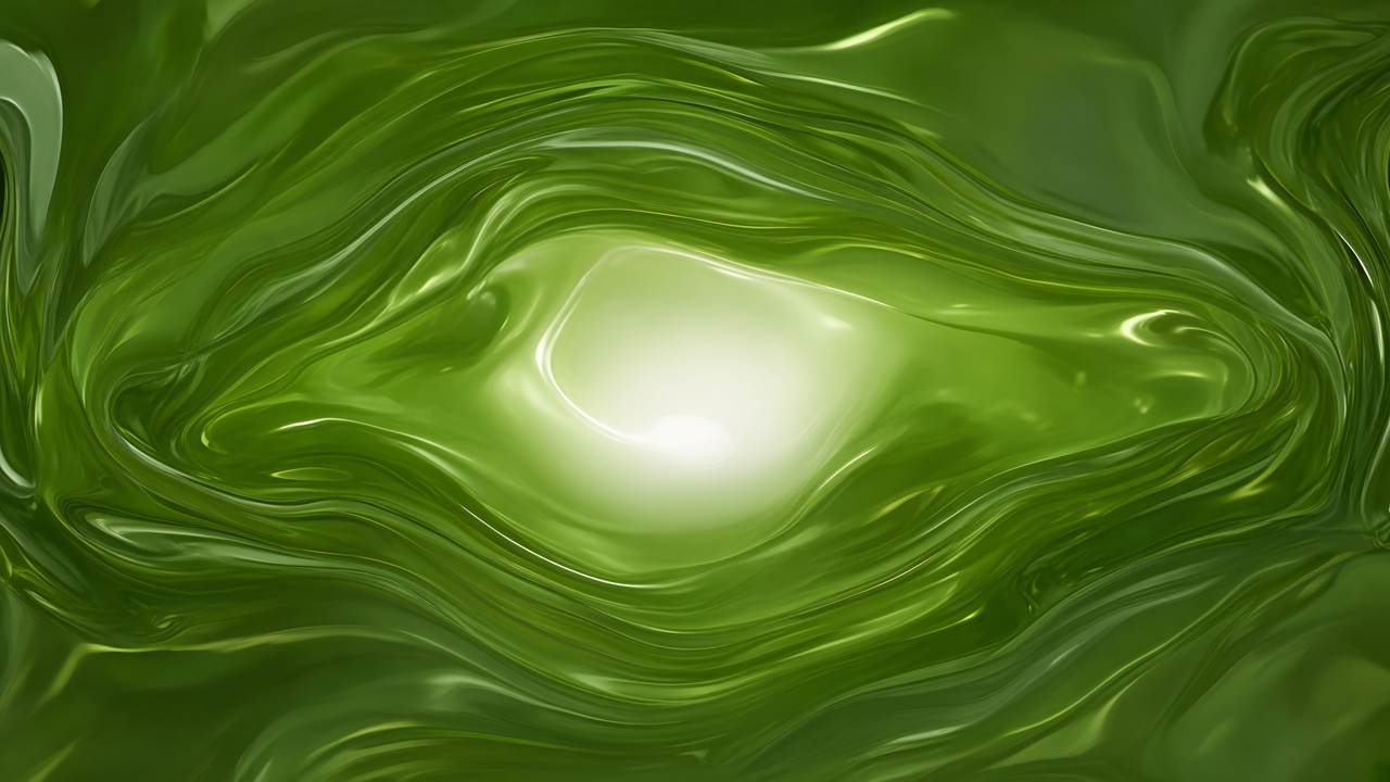 Luz blanca, cristal verde.