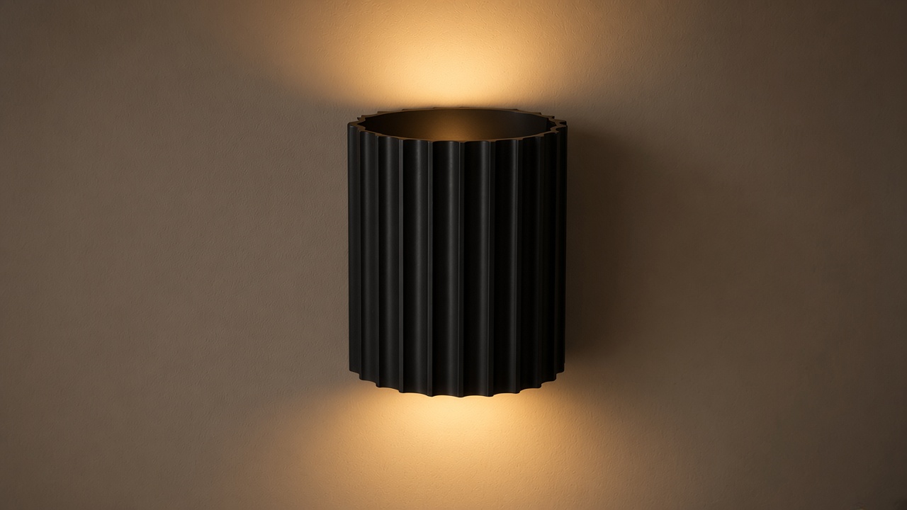 Light only from the open ends.