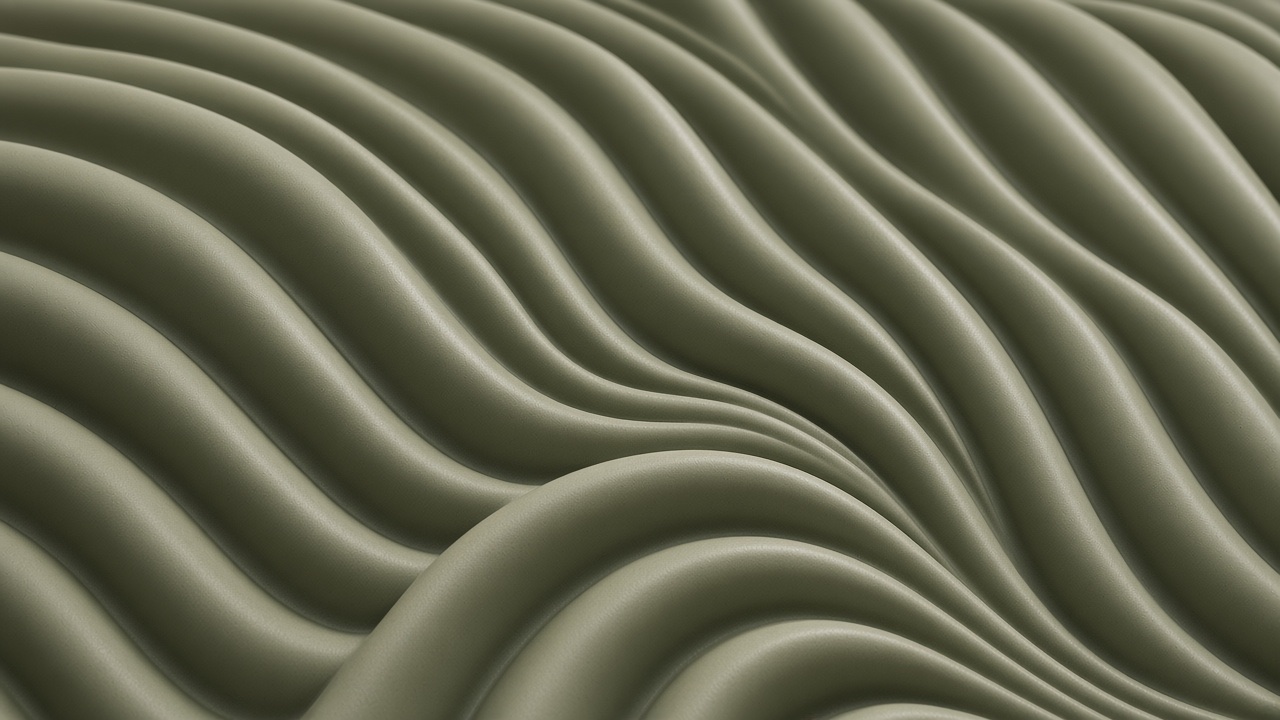 Pliegues abstractos verde salvia