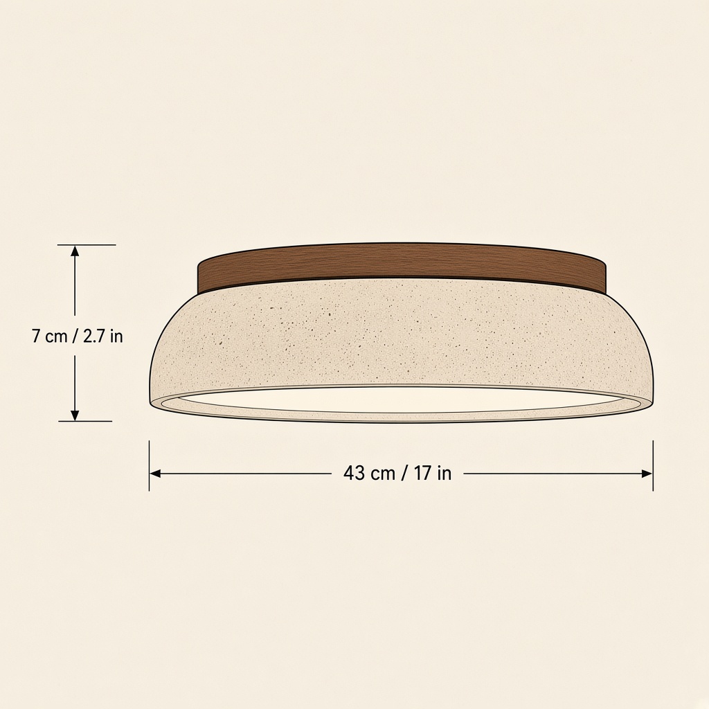 Ø 43 × Alt. 7 cm