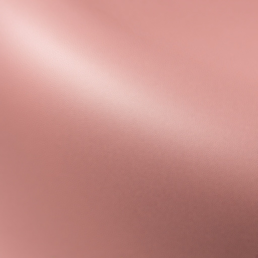Detalhe da superfície em alumínio rosa-pó fosco