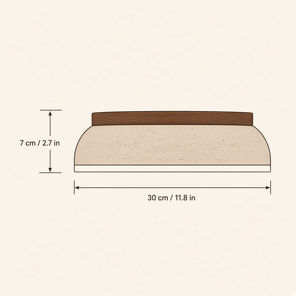 Ø 30 × Alt. 7 cm