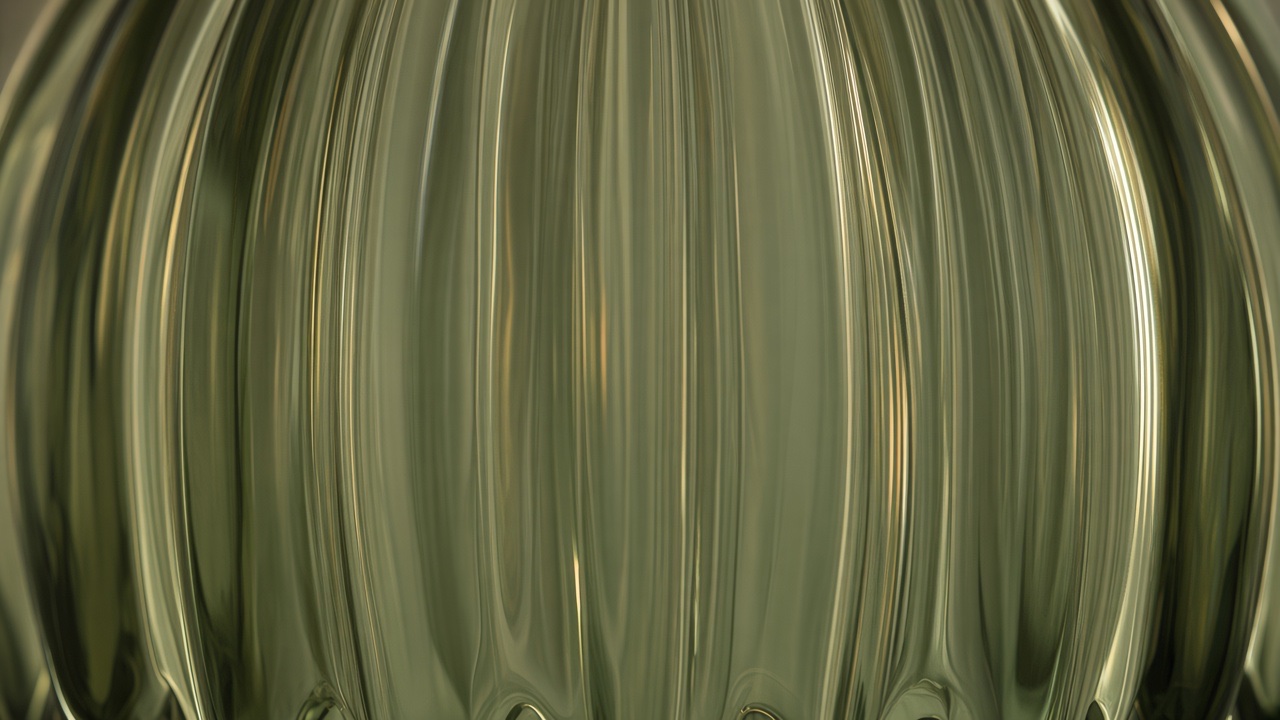 Textura abstracta de vidrio acanalado de color verde salvia