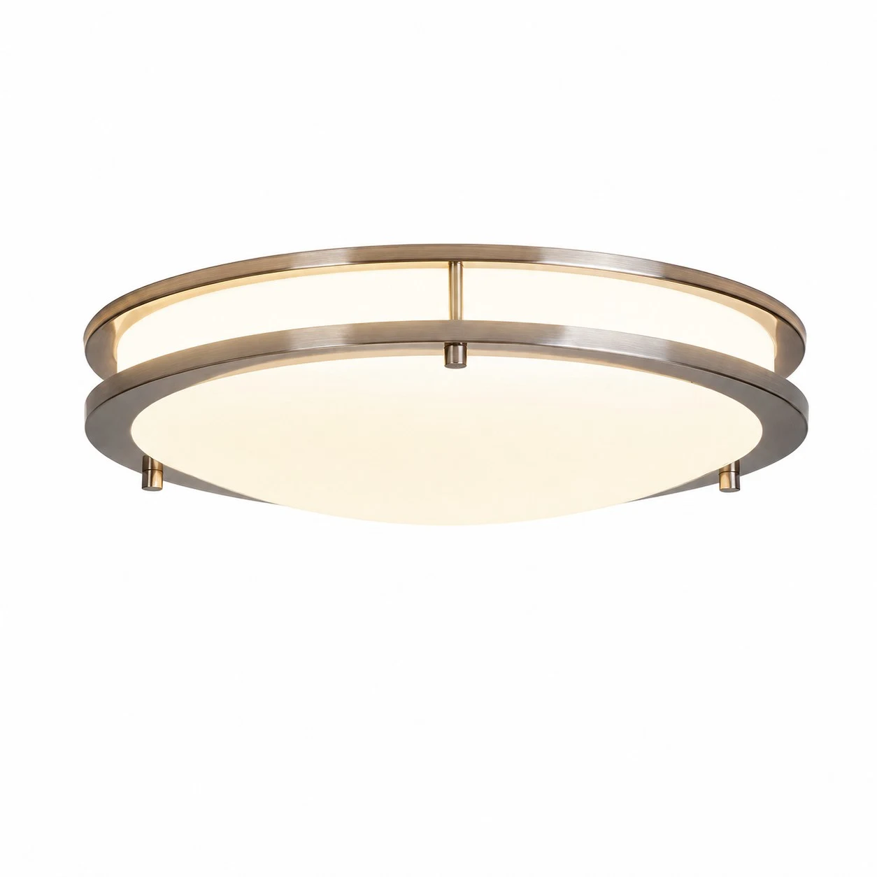 Brushed Nickel / 40 cm / Three-Color Light