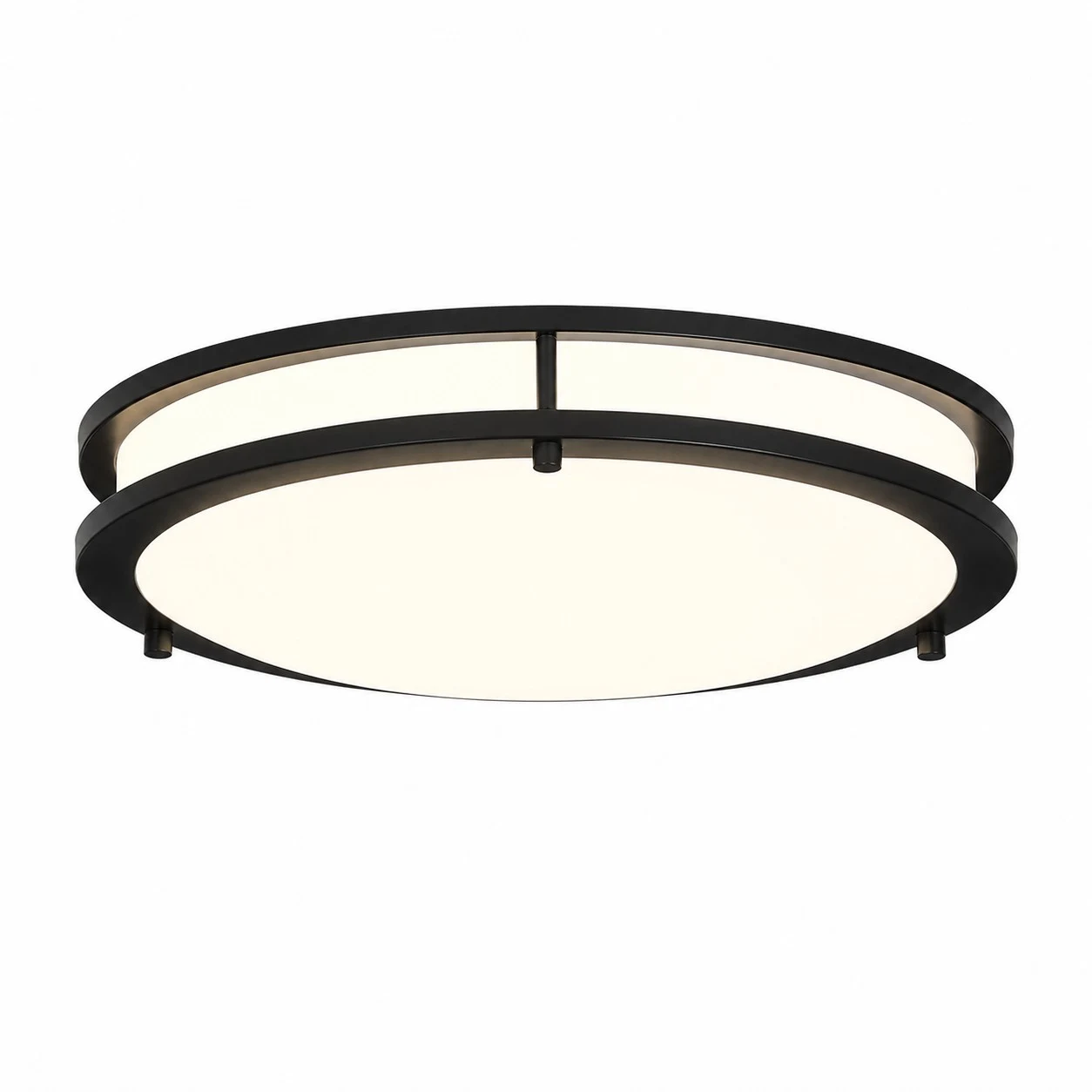 Matte Black / 40 cm / Three-Color Light