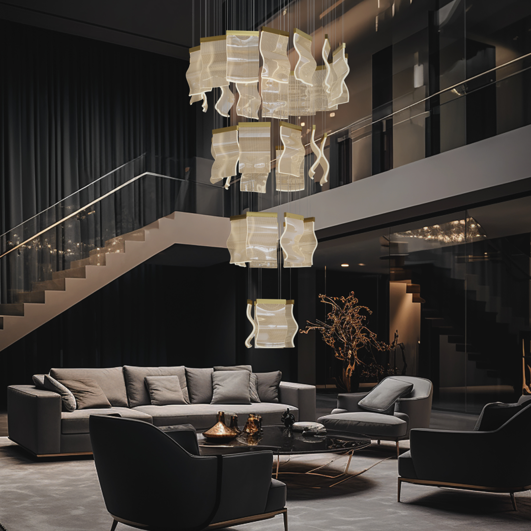 マリリン工業用シャンデリアアクリルメタルベッドルームリビングルーム