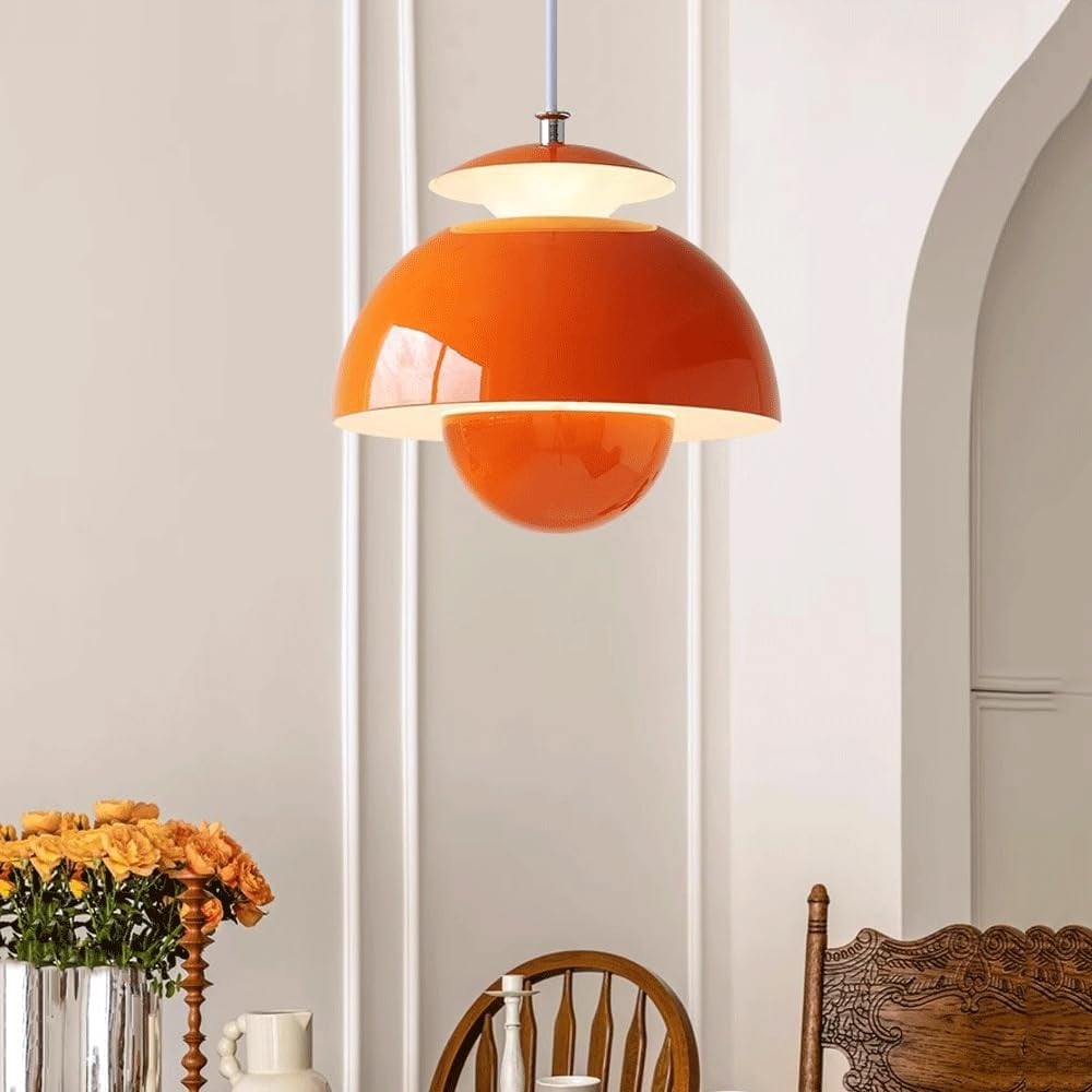 Macaron Flower Bud Metal Pendant Lamp S33