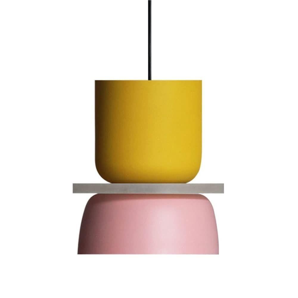 Macri Acrylic Colorful Bowl Shade Pendant Light For Kitchen