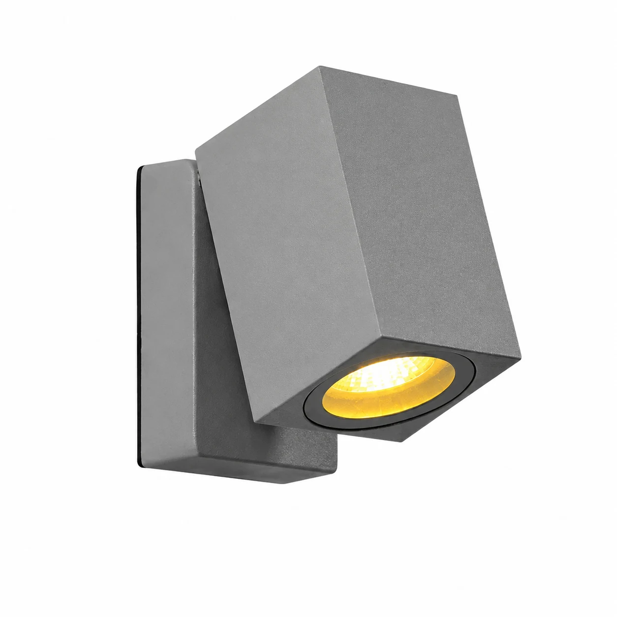 Aplique de pared exterior ajustable Avelo gris