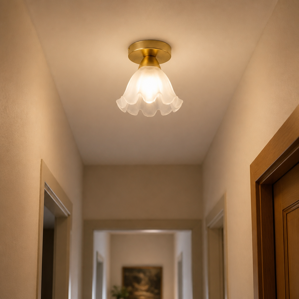 Pasillo flush mount scene