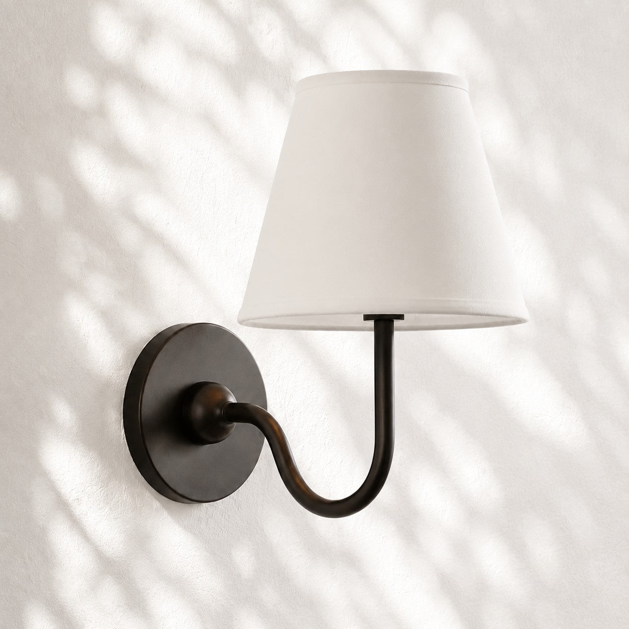 1-Luz / Negro Mate / Blanco Liso