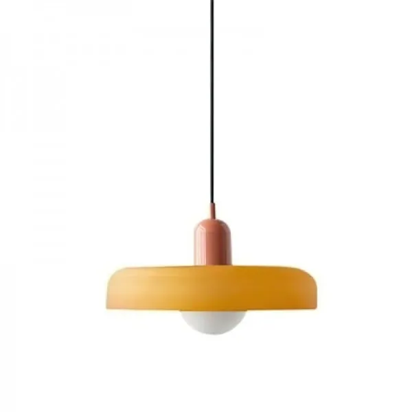Morandi Disc Orb Glass Pendant Lamp S8