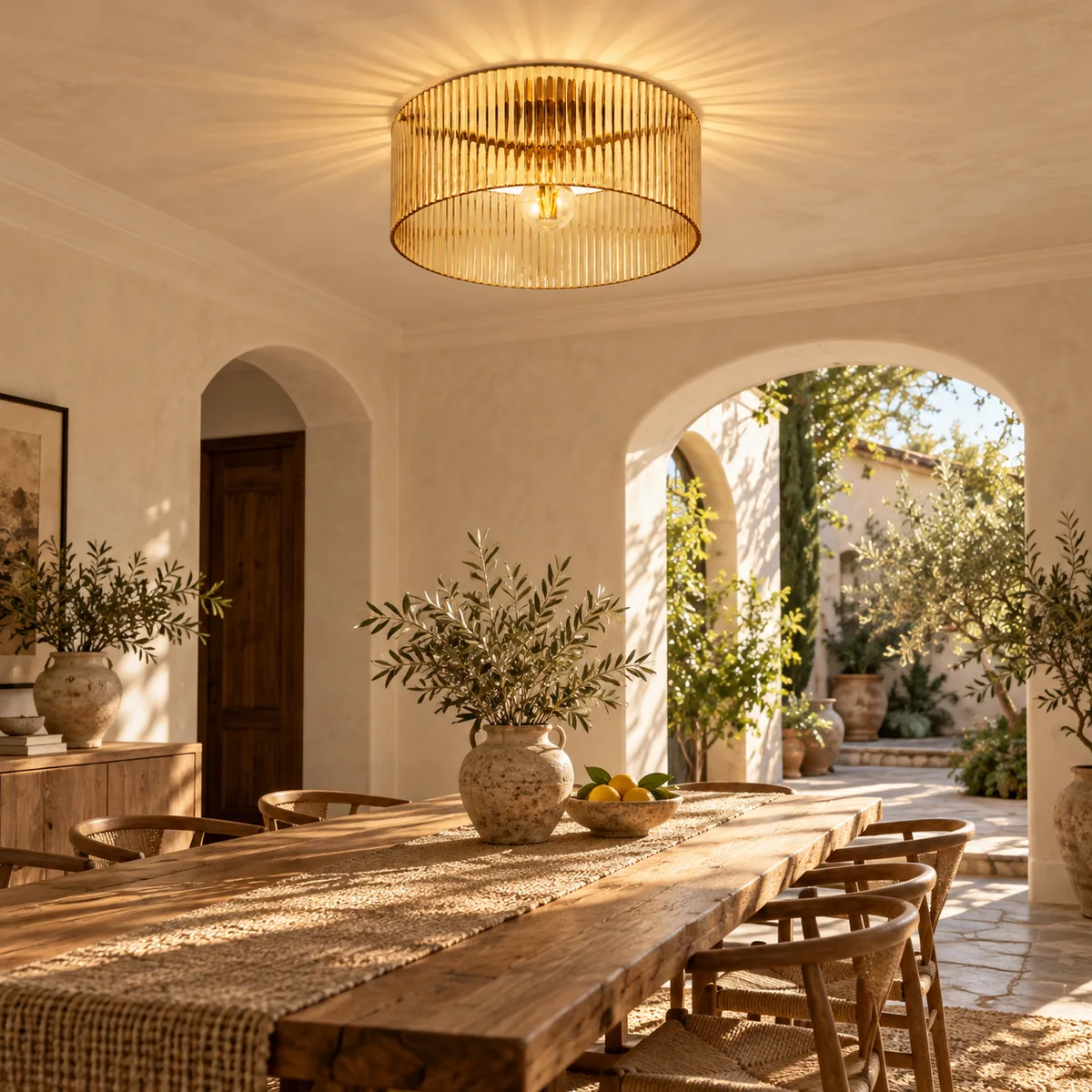 Warm-Interior Ceiling Drum