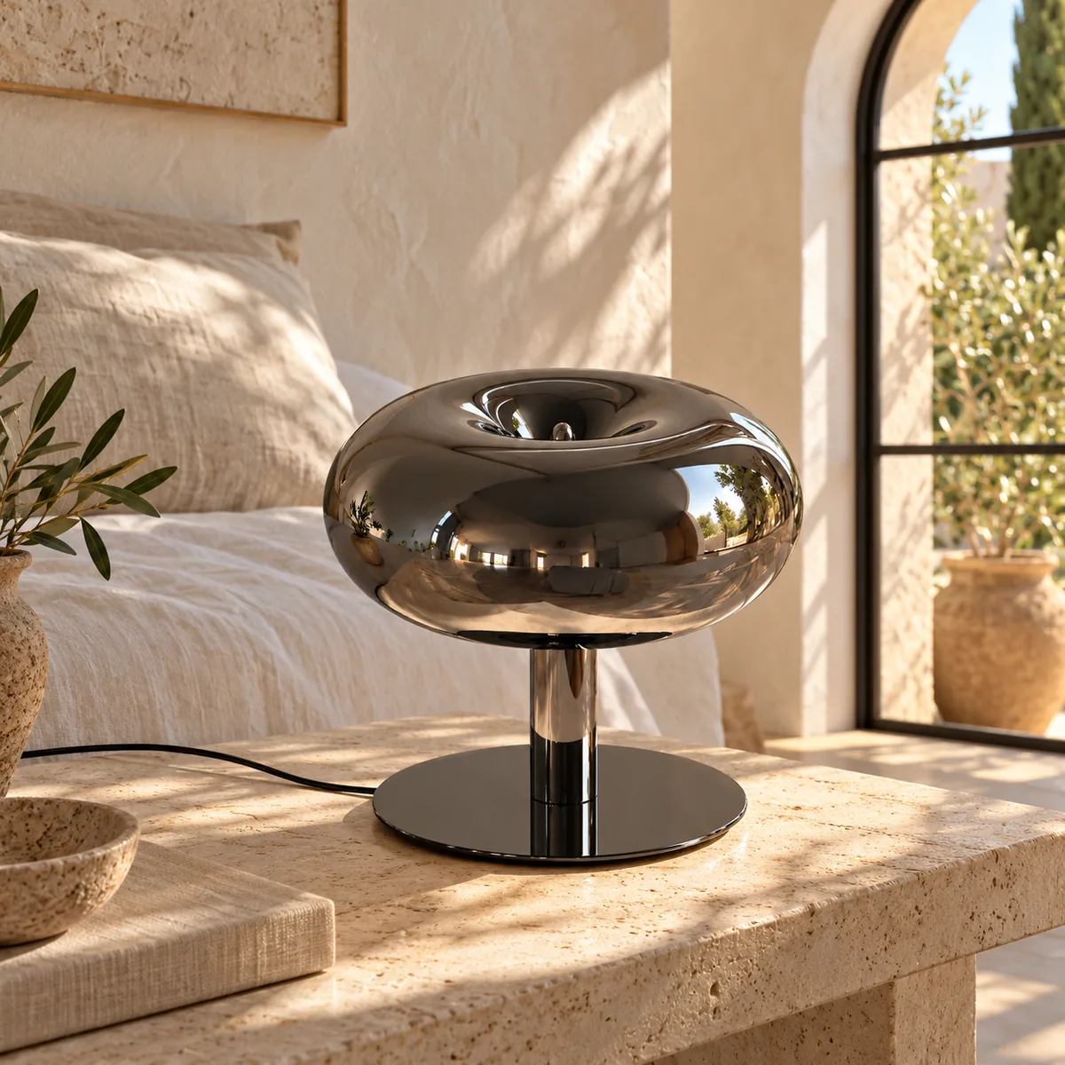 Warm Table Mushroom for a Reading Corner