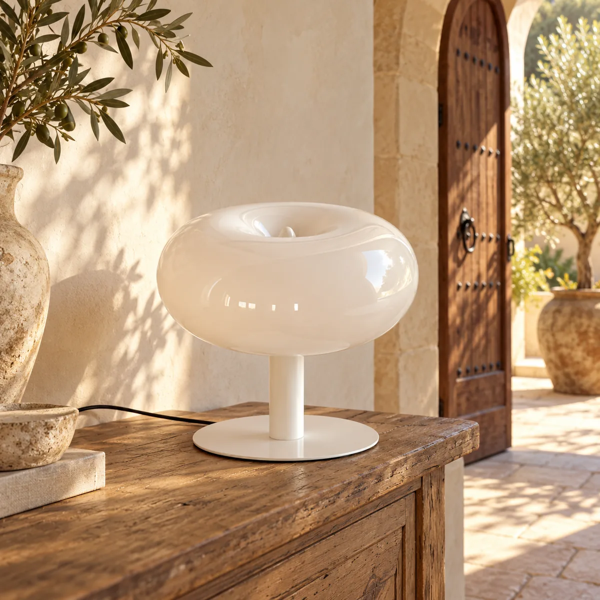Warm Table Mushroom for a Reading Corner