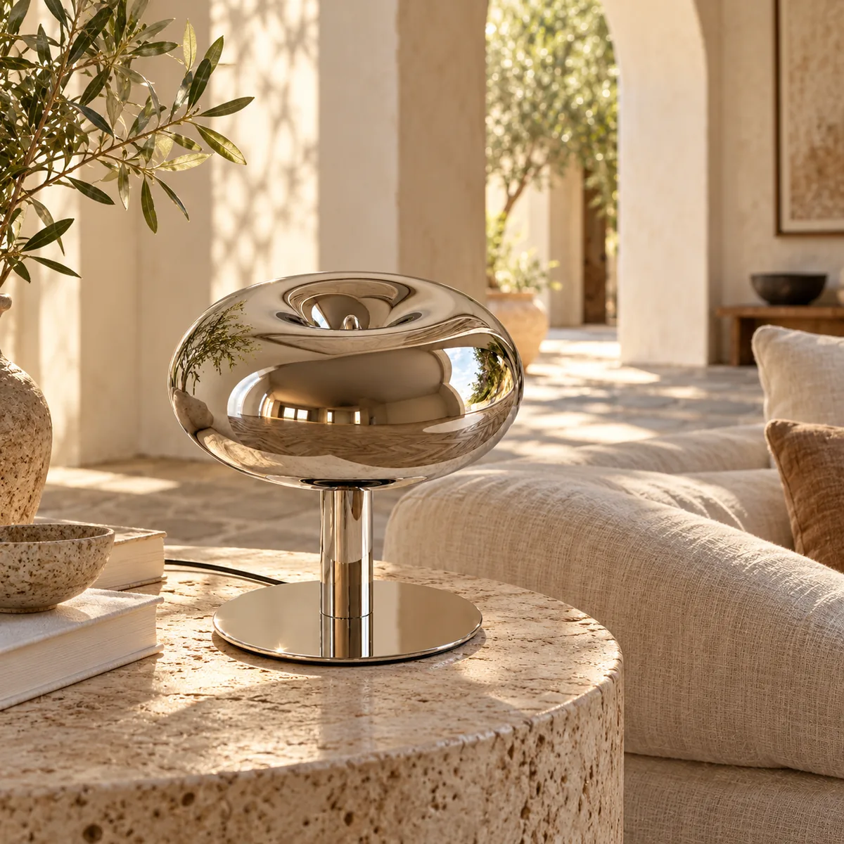 Warm Table Mushroom for a Reading Corner